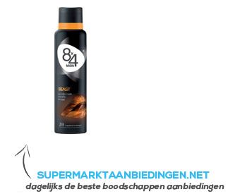 8x4 Beast spray (for men) aanbieding