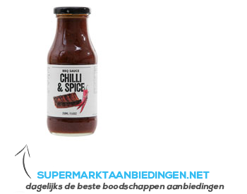 A Table Chilli & Spice bbq sauce aanbieding