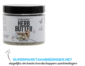 A Table Herb butter mix extra garlic aanbieding