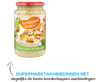 Aardappel Anders Tuinkruiden-knoflook aanbieding