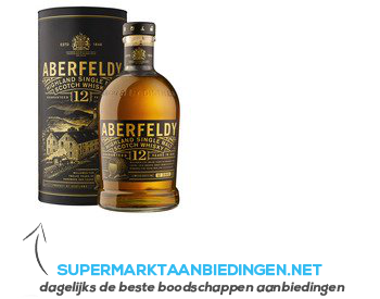 Aberfeldy Single malt Scotch whisky 12 years aanbieding