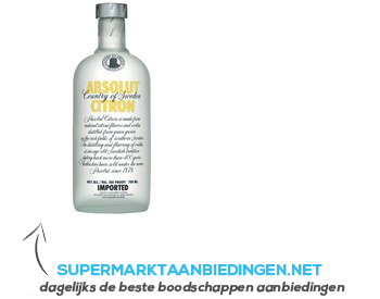 Absolut Citron aanbieding