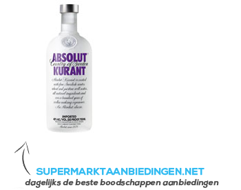 Absolut Kurant aanbieding