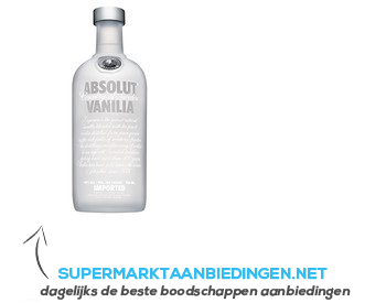 Absolut Vanilia aanbieding