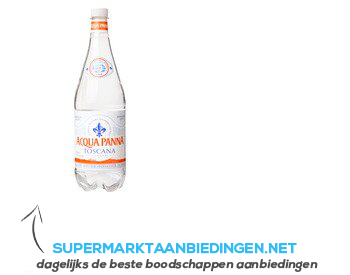 Acqua Panna Toscana Italia natuurlijk mineraalwater aanbieding