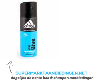 Adidas Ice dive deospray aanbieding