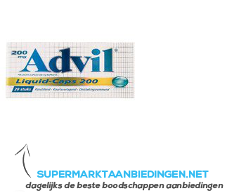 Advil Liquid caps 200 mg aanbieding