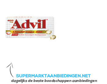 Advil Liquid caps 400 mg aanbieding