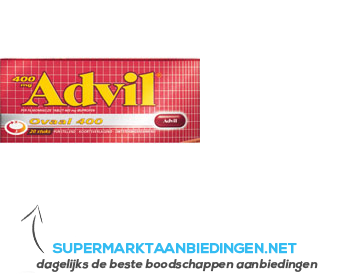 Advil Ovaal 400 mg aanbieding
