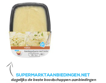 AH Aardappelpuree met boter aanbieding