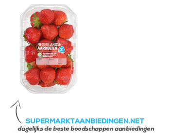 AH Aardbeien aanbieding