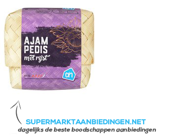 AH Ajam pedis mandje aanbieding