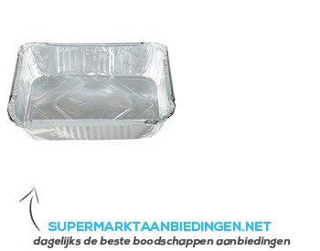 AH Alu ovenschaal 194x264x67mm aanbieding