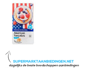 AH American pancakes naturel aanbieding