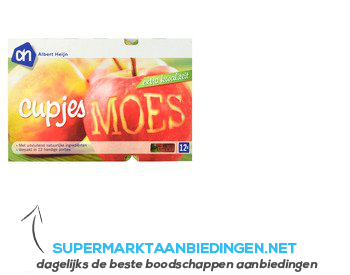 AH Appelmoes bekertjes aanbieding