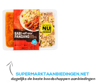 AH Babi pangang met nasi aanbieding