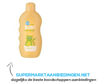 AH Baby haarlotion aanbieding