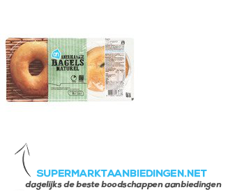 AH Bagel naturel voor in de oven aanbieding