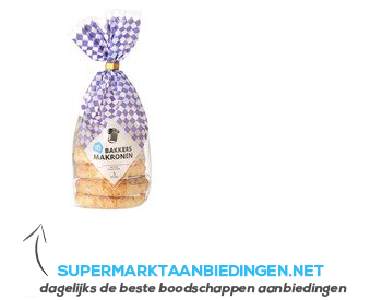 AH Bakkersmakronen aanbieding