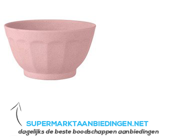 AH Bamboe kom roze combi 14 cm aanbieding