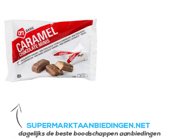 AH BASIC Candybars caramel/ chocolade aanbieding