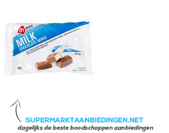 AH BASIC Candybars melkchocolade aanbieding