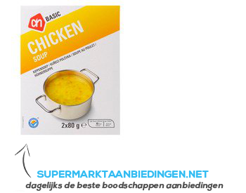 AH BASIC Chicken soup aanbieding