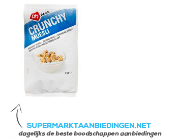 AH BASIC Crunchy muesli aanbieding