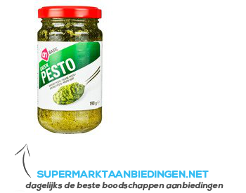 AH BASIC Groene pesto aanbieding