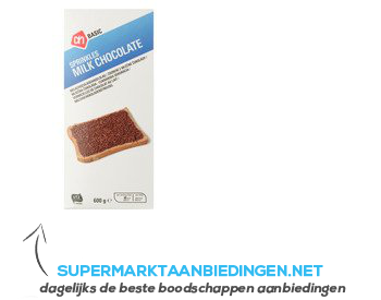 AH BASIC Hagelslag melk chocolade aanbieding