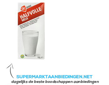 AH BASIC Halfvolle melk houdbaar aanbieding