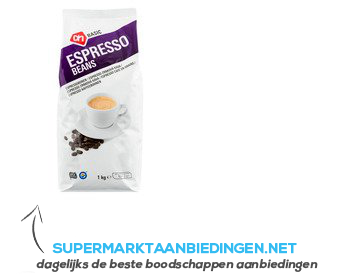 AH BASIC Koffiebonen espresso aanbieding