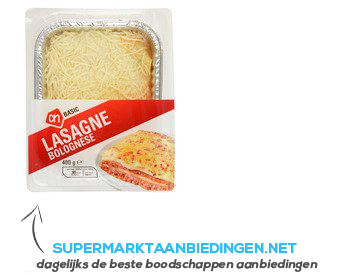 AH BASIC Lasagne bolognese aanbieding