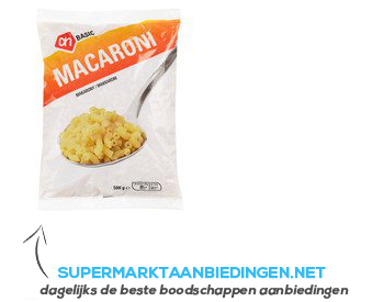 AH BASIC Macaroni aanbieding