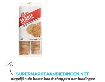 AH BASIC Marie biscuits aanbieding