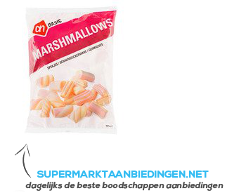 AH BASIC Marshmallows aanbieding