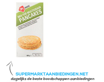 AH BASIC Mix voor meergranen pannenkoeken aanbieding