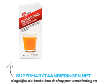 AH BASIC Multivitaminedrank aanbieding