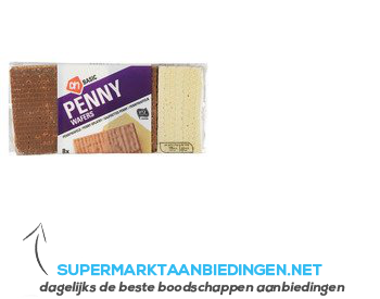 AH BASIC Penny wafels aanbieding