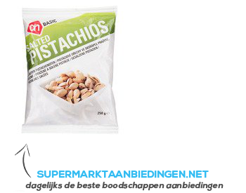 AH BASIC Pistachenoten aanbieding