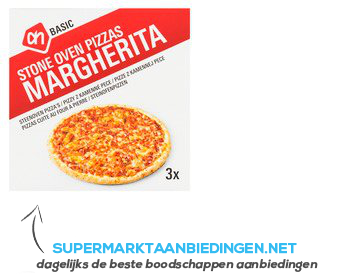AH BASIC Pizza Margherita aanbieding