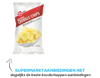 AH BASIC Ribbelchips naturel aanbieding