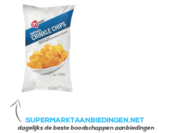 AH BASIC Ribbelchips paprika aanbieding