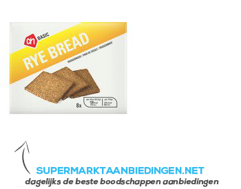 AH BASIC Roggebrood gesneden aanbieding