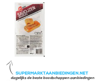 AH BASIC Saucijzenbroodjes aanbieding