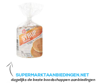 AH BASIC Stroopwafels aanbieding