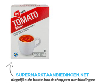 AH BASIC Tomatensoep 1 kops aanbieding