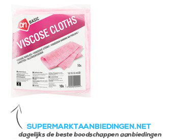 AH BASIC Viscose doekjes aanbieding