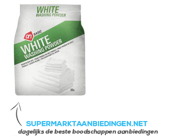 AH BASIC White washing powder aanbieding