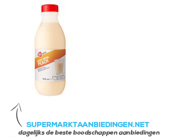 AH BASIC Zuiveldrank perzik aanbieding